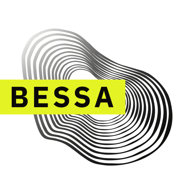 Bessa Community Apps company logo with abstract concentric lines, representing a provider of custom mobile app development services.