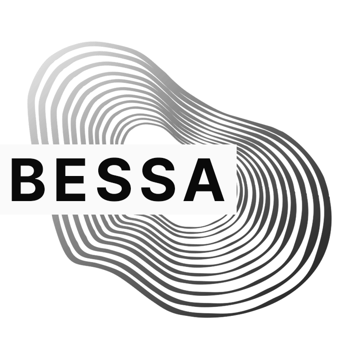 Bessa Community Apps company logo with abstract concentric lines, representing a provider of custom mobile app development services.